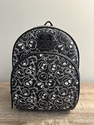 Nightmare Before Christmas Jack Skellington Heads Mini Backpack