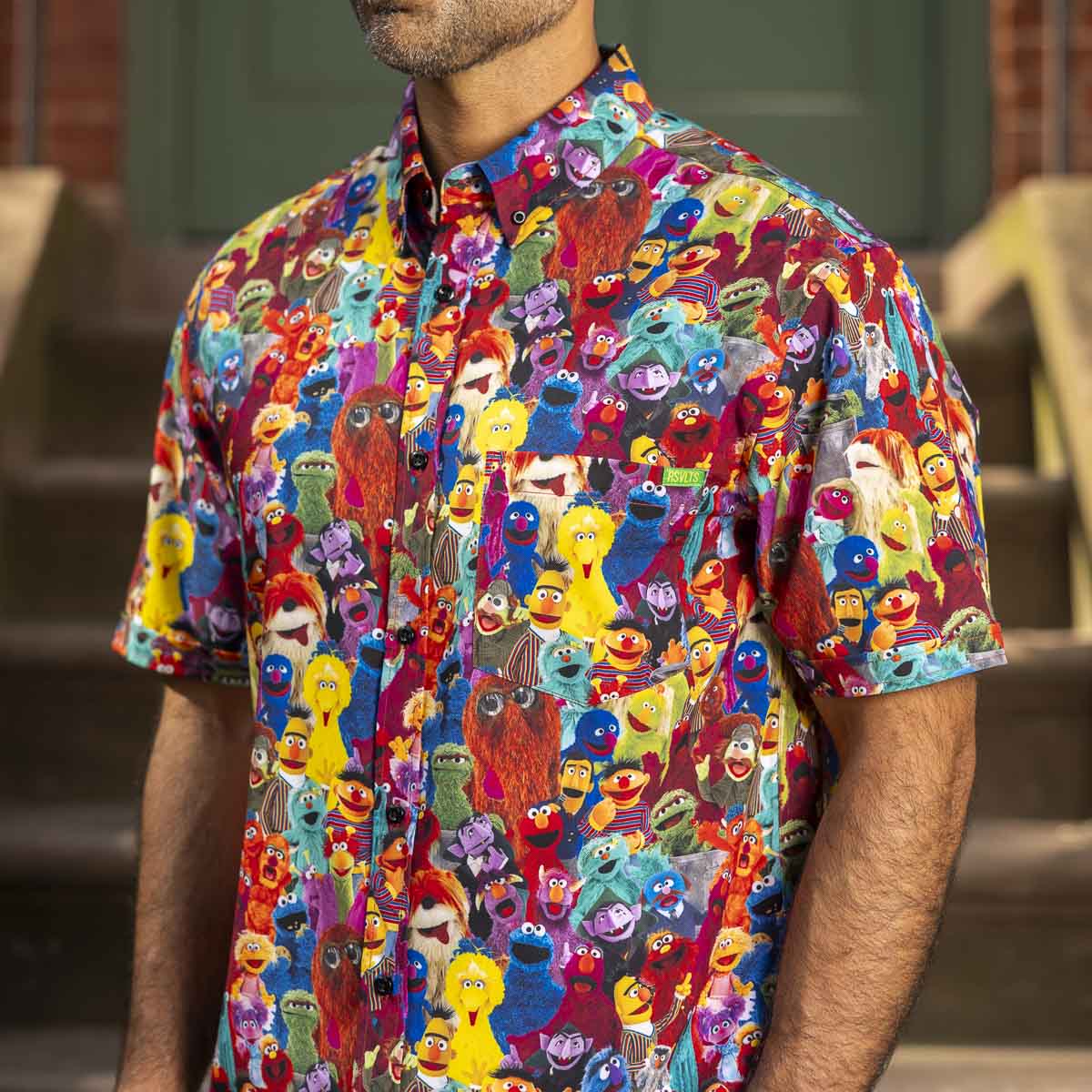 Sesame Street "Block Party" – KUNUFLEX Short Sleeve Shirt