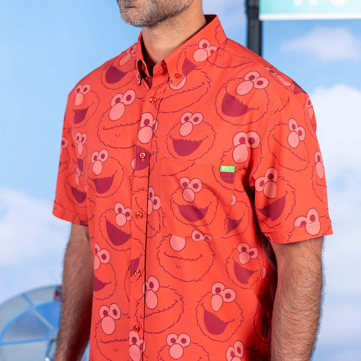 Sesame Street "Elmo Everywhere" – KUNUFLEX Short Sleeve Shirt 1