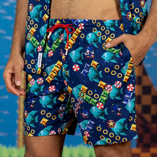 Sonic the Hedgehog "Spinning Maze Mayhem" – Hybrid Shorts