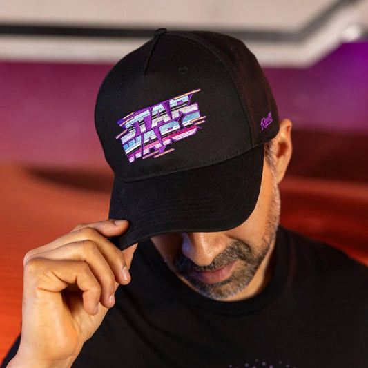 Star Wars™ "Synthwave Logo" – 5-Panel Curved Brim Hat