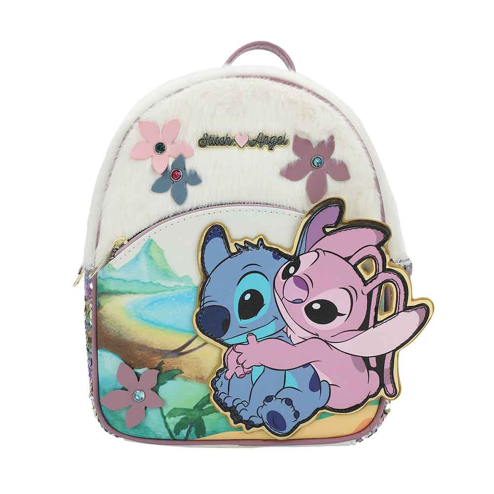 Stitch & Angel Plush Mini Backpack