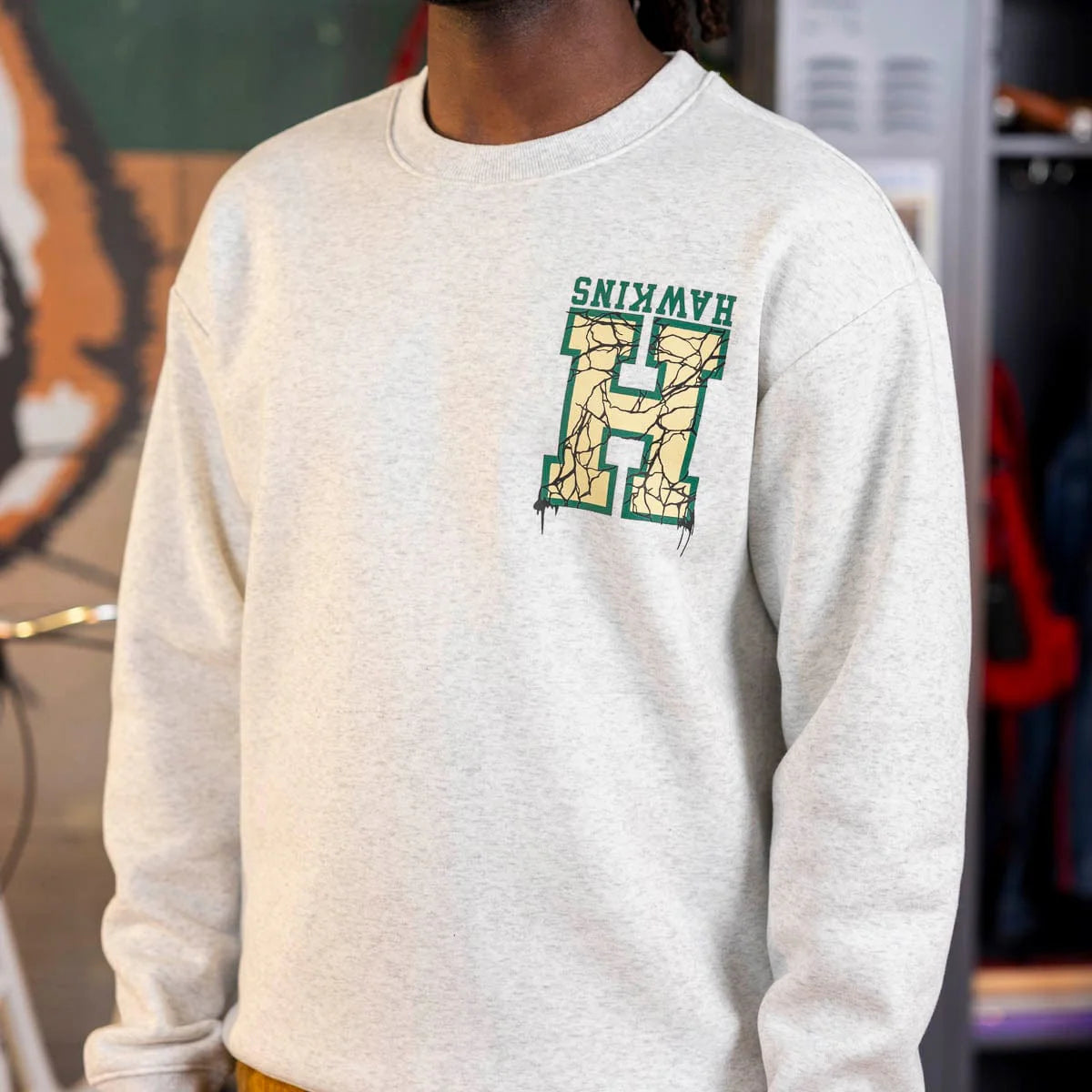 Stranger Things "Gimme an H!" – Crewneck Sweatshirt