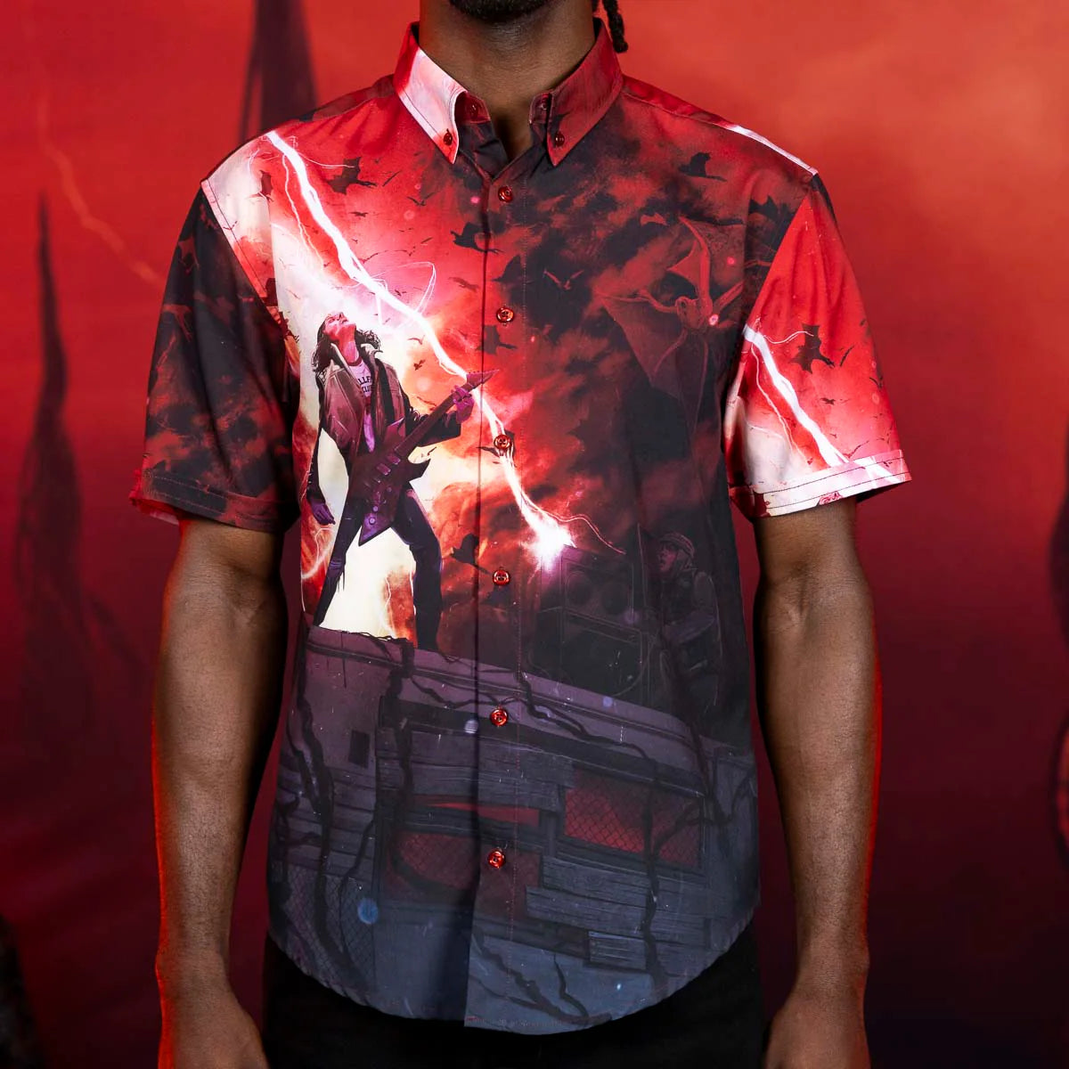 Stranger Things "Most Metal Ever!" – KUNUFLEX Short Sleeve Shirt