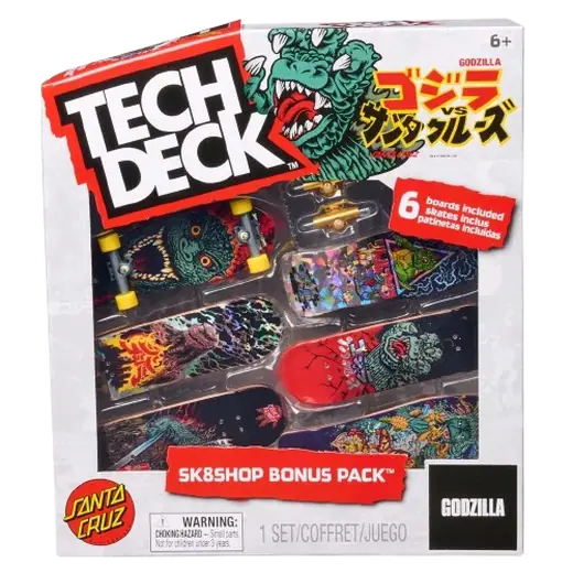 Godzilla Sk8shop Bonus Pack Fingerboards