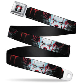 IT Chapter 2 Pennywise Face Close Up Seatbelt Buckle Belt