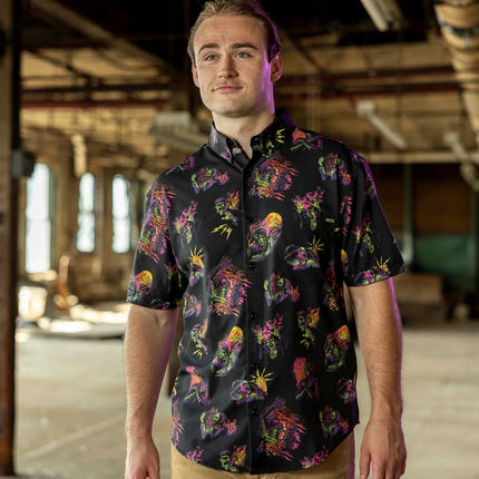 Universal Monsters "Fluorescent Frights" – KUNUFLEX Short Sleeve Shirt