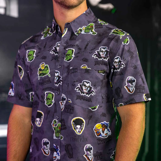 Universal Monsters "Monstickers" – KUNUFLEX Short Sleeve Shirt