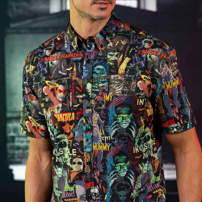 Universal Monsters "Street Art Scare-athon" – KUNUFLEX Short Sleeve Shirt