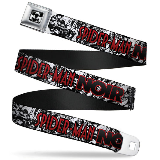 Ultimate Spider Man Noir Seatbelt Buckle Belt