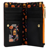 LOUNGEFLY DISNEY WINNIE THE POOH HALLOWEEN GROUP FLAP WALLET -