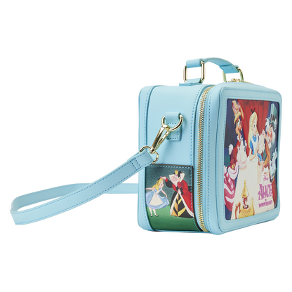 Alice in Wonderland Classic Movie Lunchbox Crossbody Bag Loungefly