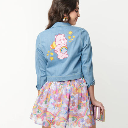 Care Bears x Unique Vintage Wish With Your Heart Jean Jacket