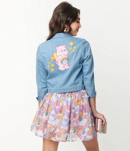 Care Bears x Unique Vintage Wish With Your Heart Jean Jacket