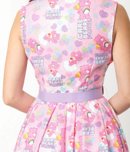 Care Bears x Unique Vintage Care Bears Forever Edith Swing Dress