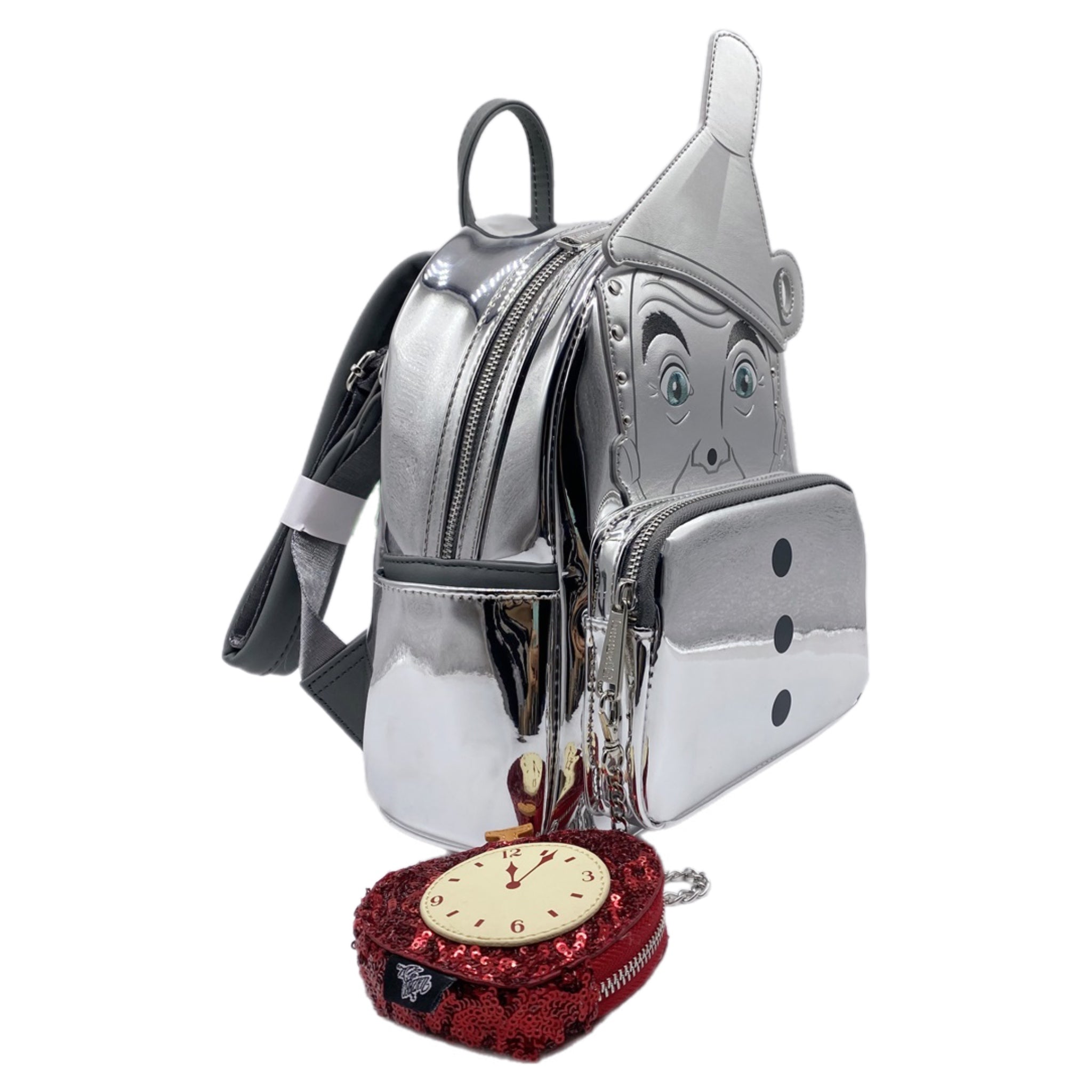 Loungefly The Wizard of Oz Tin Man Cosplay Mini Backpack with Coin Purse 7