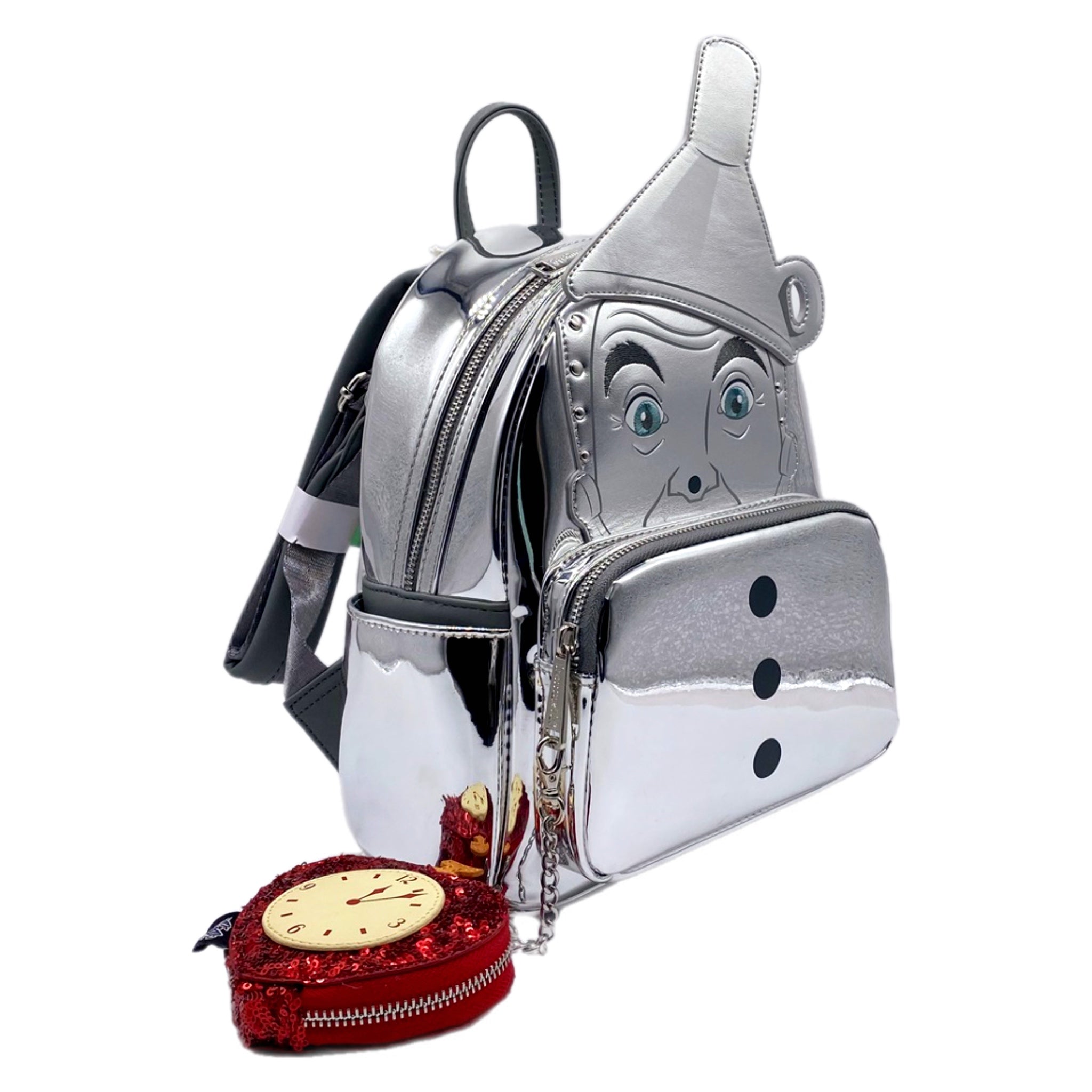 Loungefly The Wizard of Oz Tin Man Cosplay Mini Backpack with Coin Purse 5