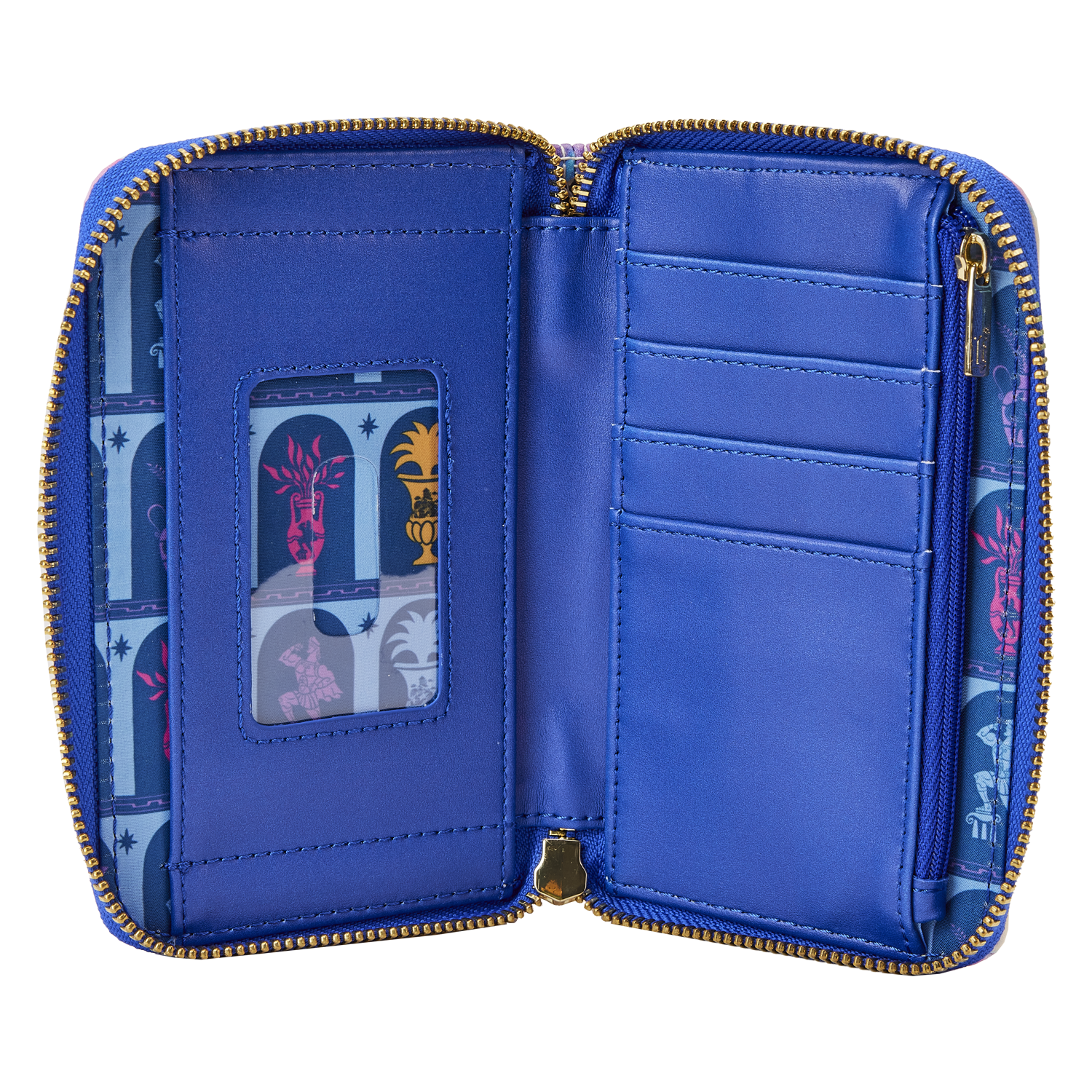 Hercules Mount Olympus Golden Gates Zip Around Wallet 4
