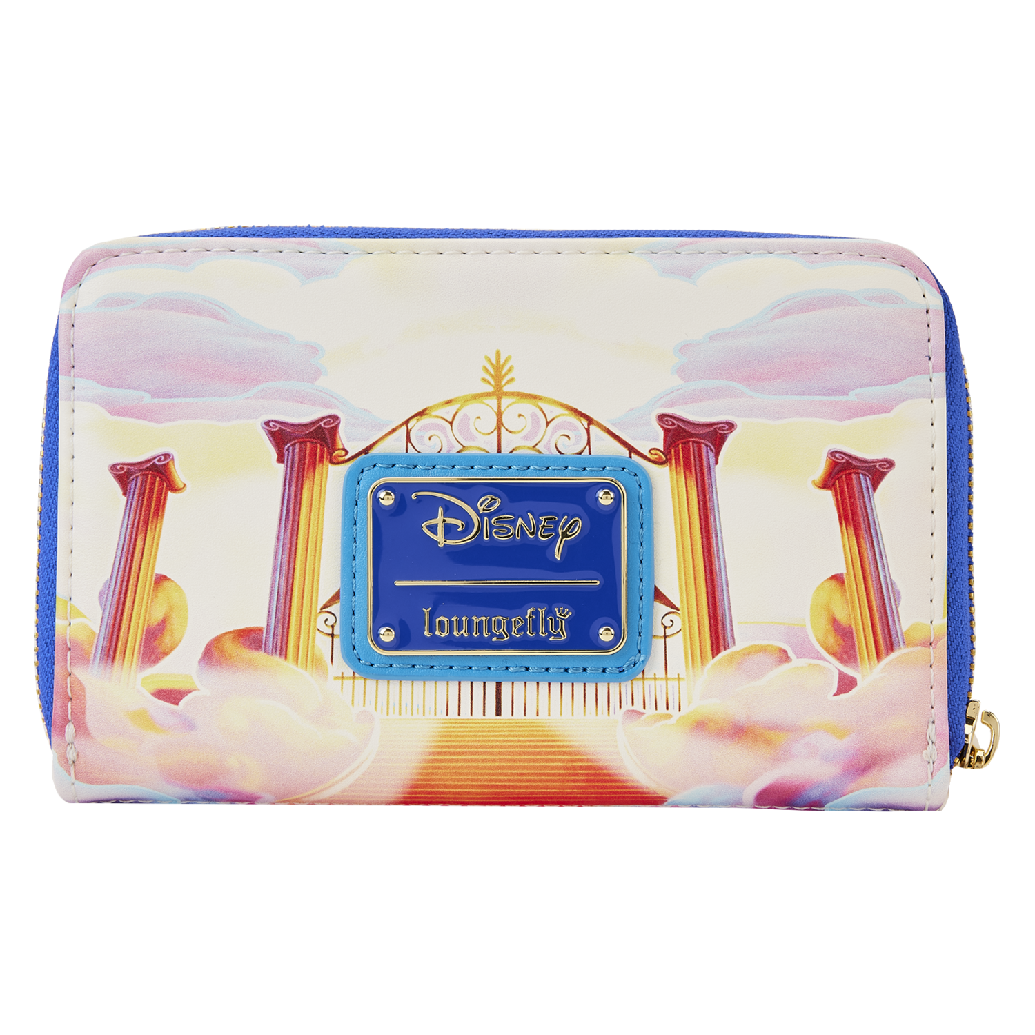 Hercules Mount Olympus Golden Gates Zip Around Wallet