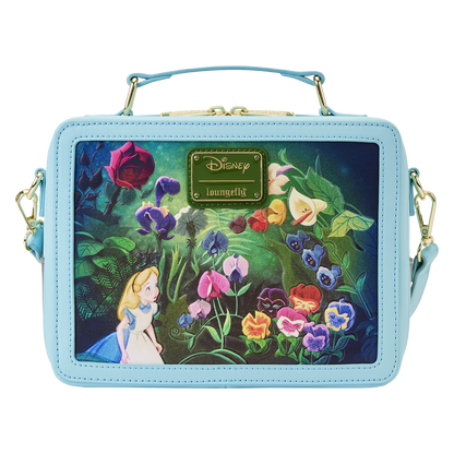 Alice in Wonderland Classic Movie Lunchbox Crossbody Bag Loungefly