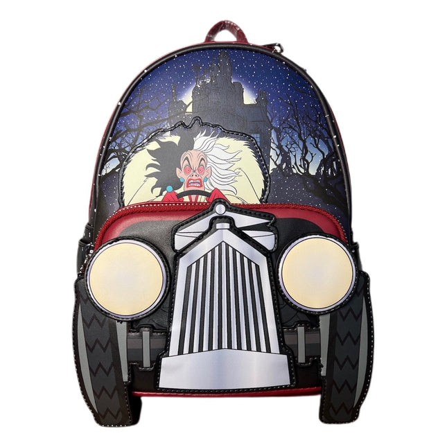 cruella de vil mini backpack Villain Castle Series – WORLD 1-1 GAMES Color:Red Yellow The Best Knot for Multi jointed Outfitted with a top