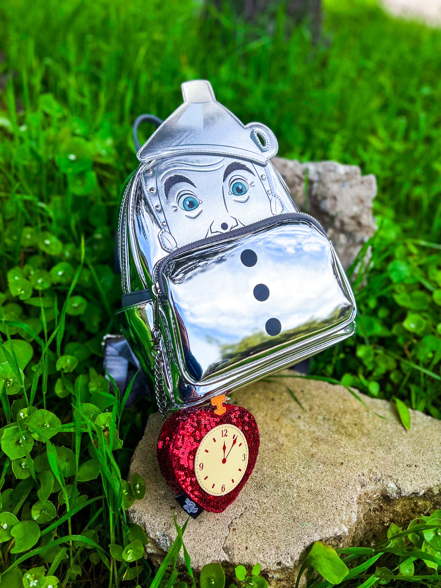 Loungefly The Wizard of Oz Tin Man Cosplay Mini Backpack with Coin Purse Exclusive