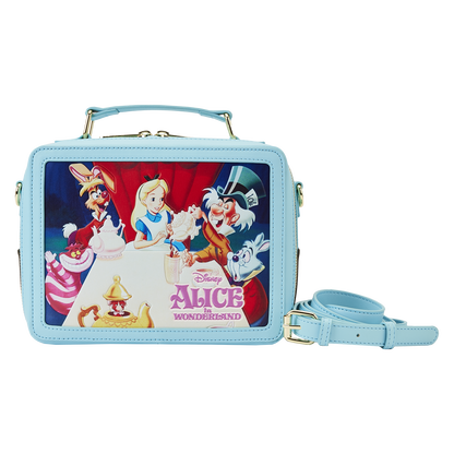 Alice in Wonderland Classic Movie Lunchbox Crossbody Bag Loungefly