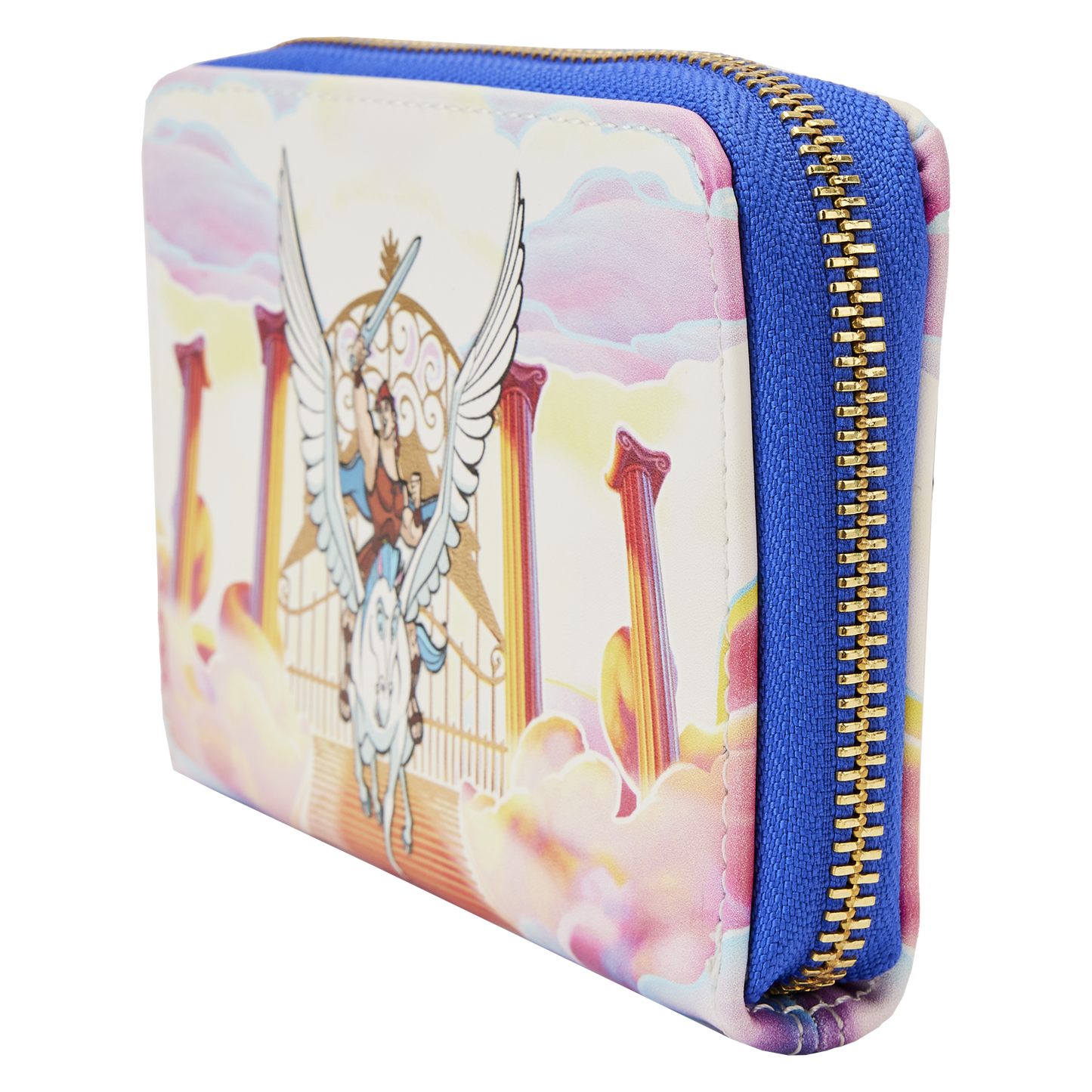 Hercules Mount Olympus Golden Gates Zip Around Wallet