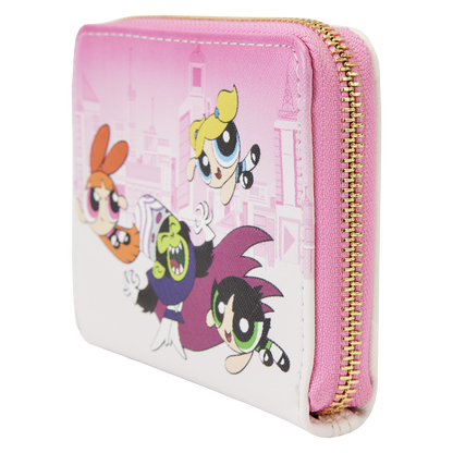 Powerpuff Girls Vs Mojo Jojo Zip Around Wallet Loungefly