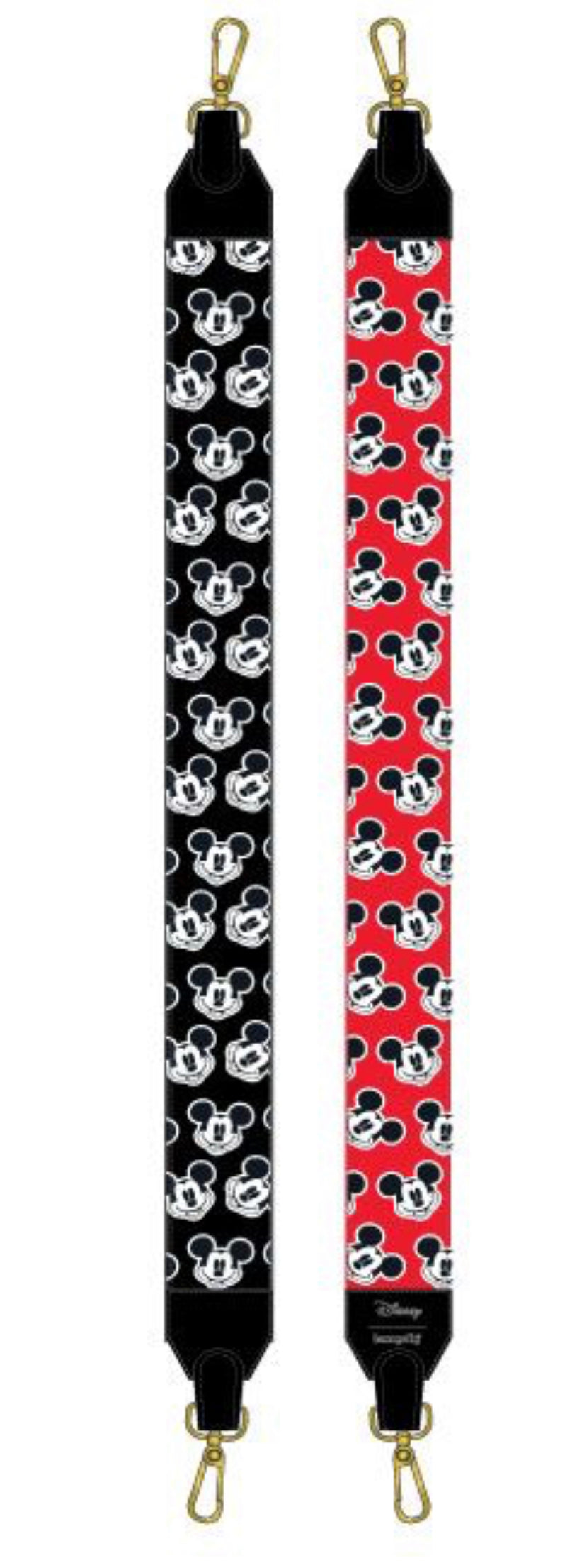 Loungefly Disney AOP Mickey Heads Bag Strap