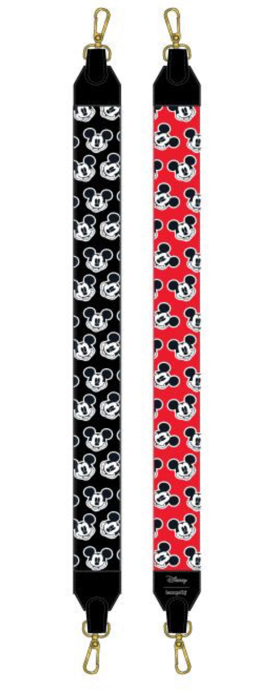 Loungefly Disney Mickey Mouse Head Applique Bag Strap
