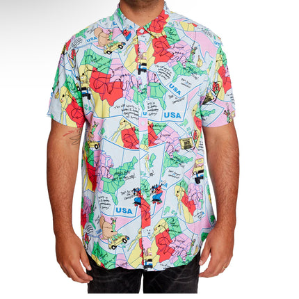 Goofy Movie Map Camp Shirt