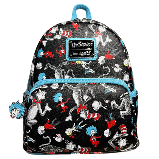 W11G LF DR. SEUSS CAT IN THE HAT AOP MINI BACKPACK