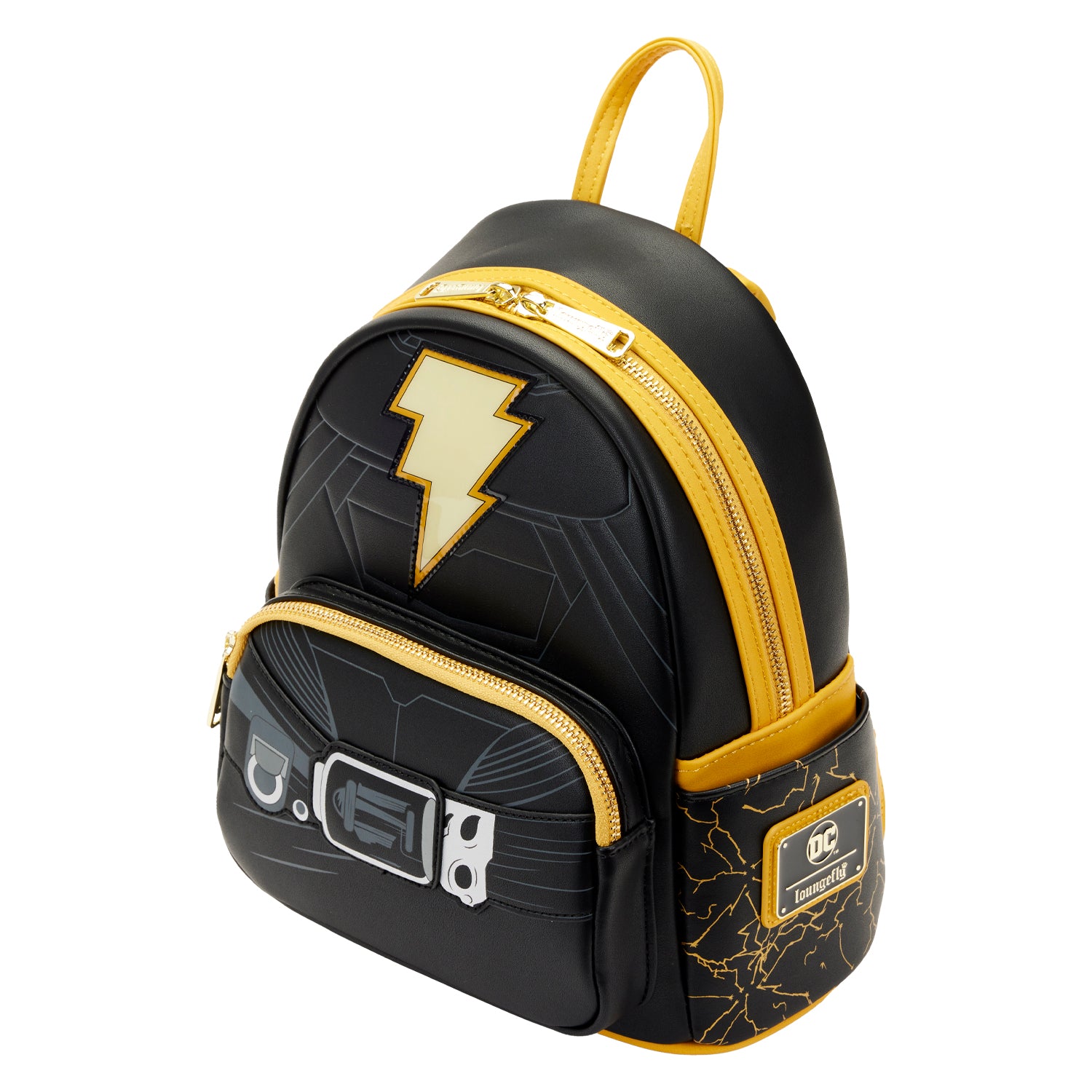 LF DC COMICS BLACK ADAM LIGHT UP COSPLAY MINI  BACKPACK