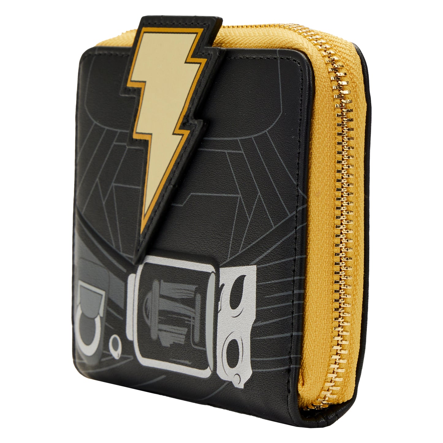 Black Adam Light Up Cosplay Zip Around Wallet