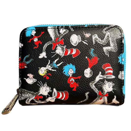 W11G LF DR. SEUSS CAT IN THE HAT AOP WALLET