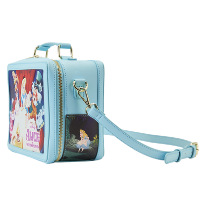 Alice in Wonderland Classic Movie Lunchbox Crossbody Bag Loungefly