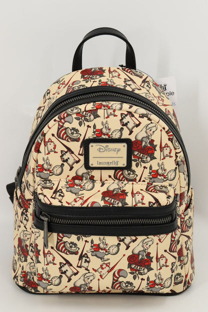 Alice in Wonderland Tattoo AOP Mini Backpack