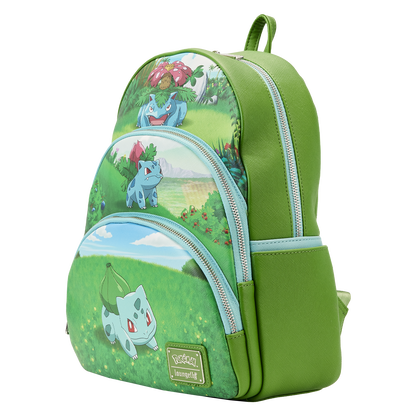 Pokémon Bulbasaur Evolutions Triple Pocket Backpack Loungefly