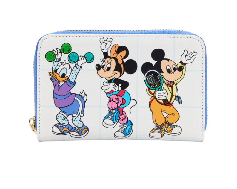 Disney Minnie Mouse Vintage Polka Dot Zip Around Wallet