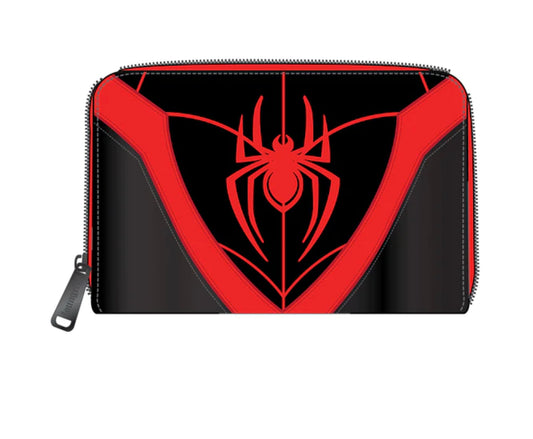 Spider-Man Miles Morales Cosplay Zip Around Wallet