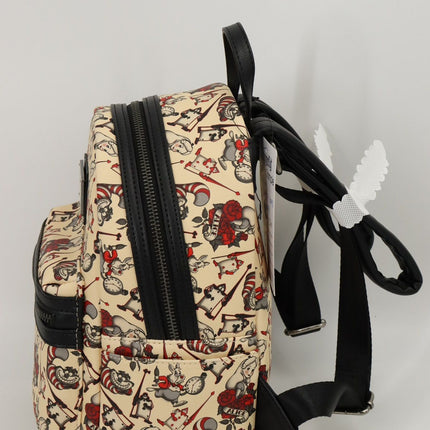 Alice in Wonderland Tattoo AOP Mini Backpack