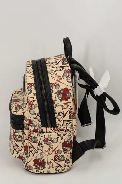 Exclusive Alice in Wonderland Tattoo AOP Mini Backpack