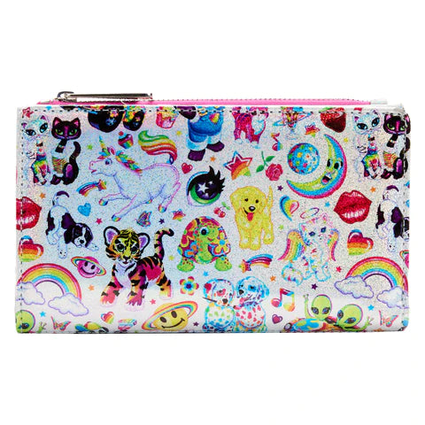 Lisa Frank Iridescent Flap Wallet