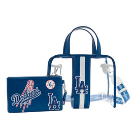 MLB LA Dodgers Stadium Crossbody Bag with Pouch