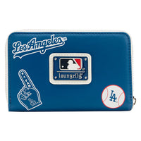 MLB LA Dodgers Patches Zip Around Wallet