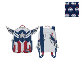LF Marvel Falcon Captain America Mini Backpack