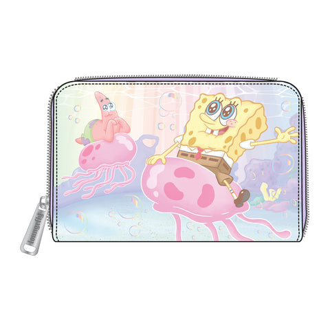 SpongBob SquarePants Jelly Fishing Zip Around Wallet