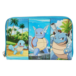 Pokémon Squirtle Evolution Loungefly Wallet