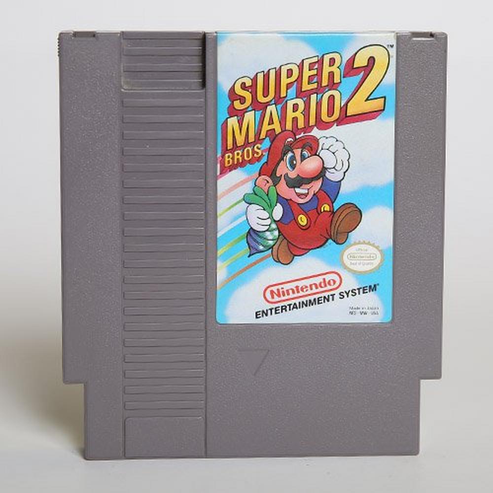 Super Mario Bros 2 Original Nintendo NES Cartridge